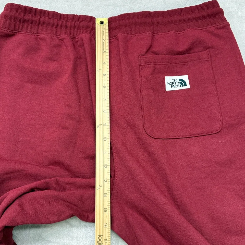 The North Face Joggers Mens XL Burgundy Red Fleece Sweatpants Casual Sunday